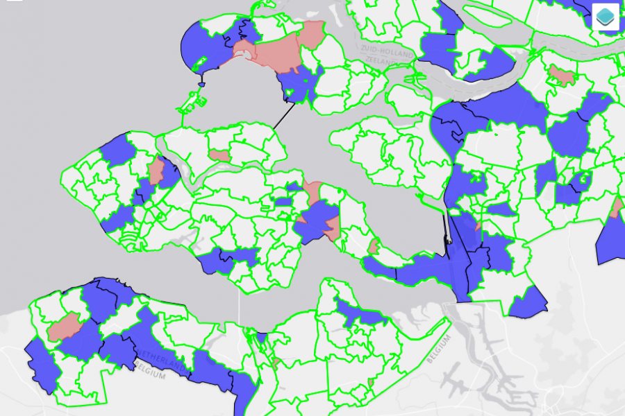 Vacante gebieden in Zeeland 2024