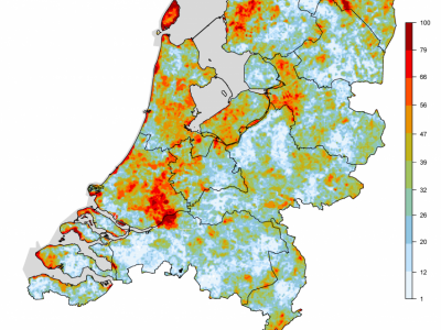 Gevoeligheidskaart broedvogels en niet-broedvogels