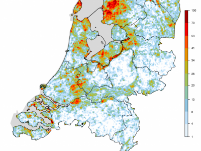 Gevoeligheidskaart niet-broedvogels