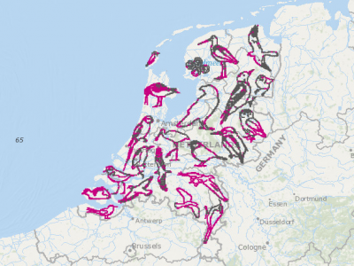 Landkaart LiveAtlas challenge