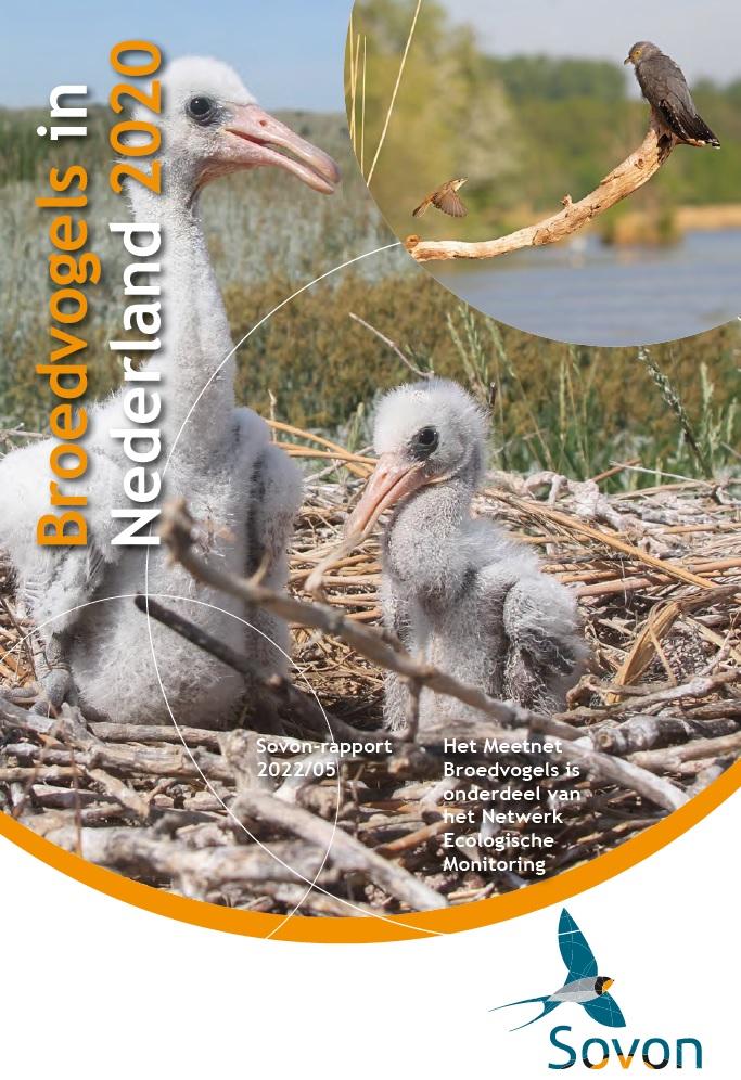 Omslag broedvogels in Nederland 2020