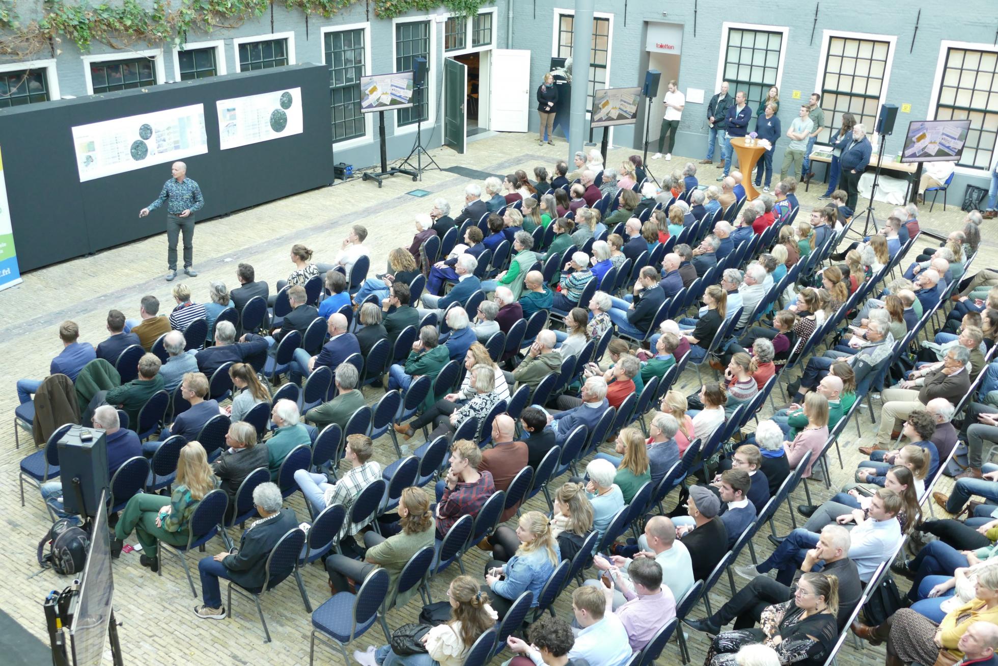 Deelnemers aan het symposium Landschapsbiodiversiteit