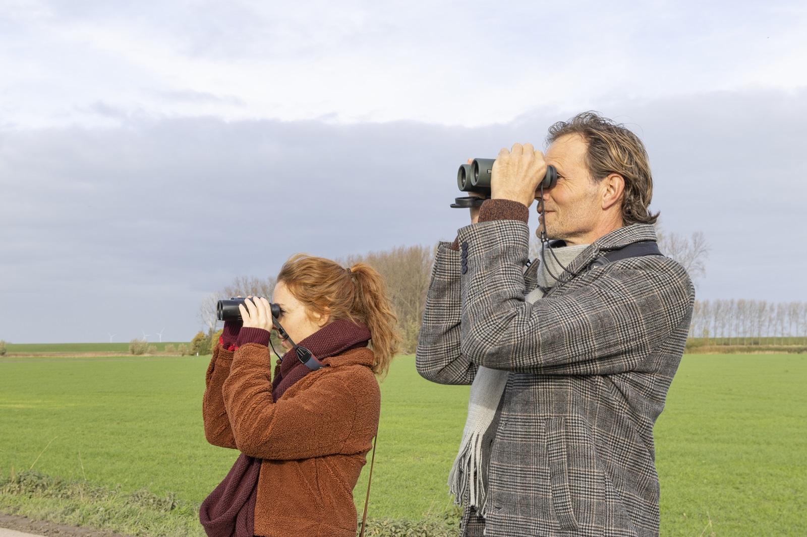 Vogelaars in de wilhelminapolder