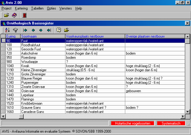 Screenshot AVIS_OBR