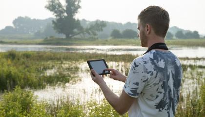 Avimap in het veld