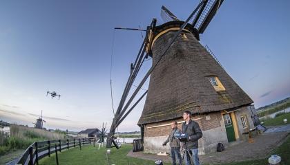 Vogels tellen met een drone