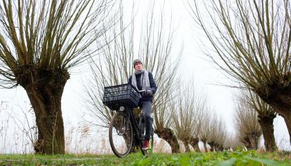 PTT-teller in actie