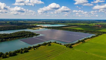 GroenLeven: drijvend zonnepark in Sellingen