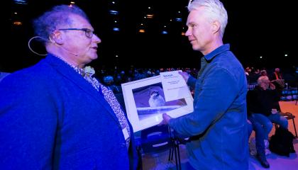 René Oosterhuis, een van de vijf Waarnemers van Verdienste