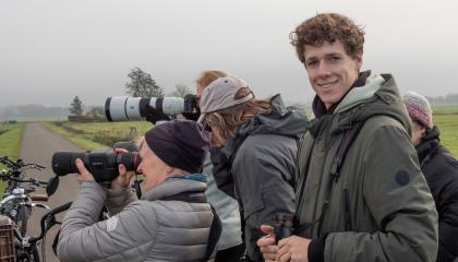 Robin Drenth in actie