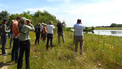 Ledenraad tijdens een excursie